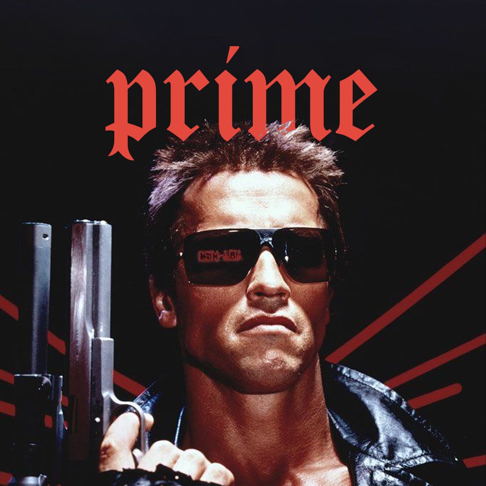 Action hero with weapon