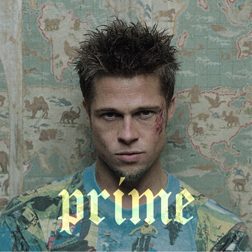 Portrait with battle worn face